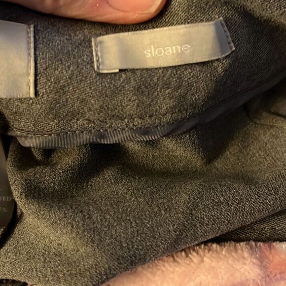 Liz Claiborne Sloane Petite‎ Womens Gray Dress Pants Size 10 - Picture 4 of 5